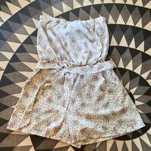 Final Touch Strapless Romper